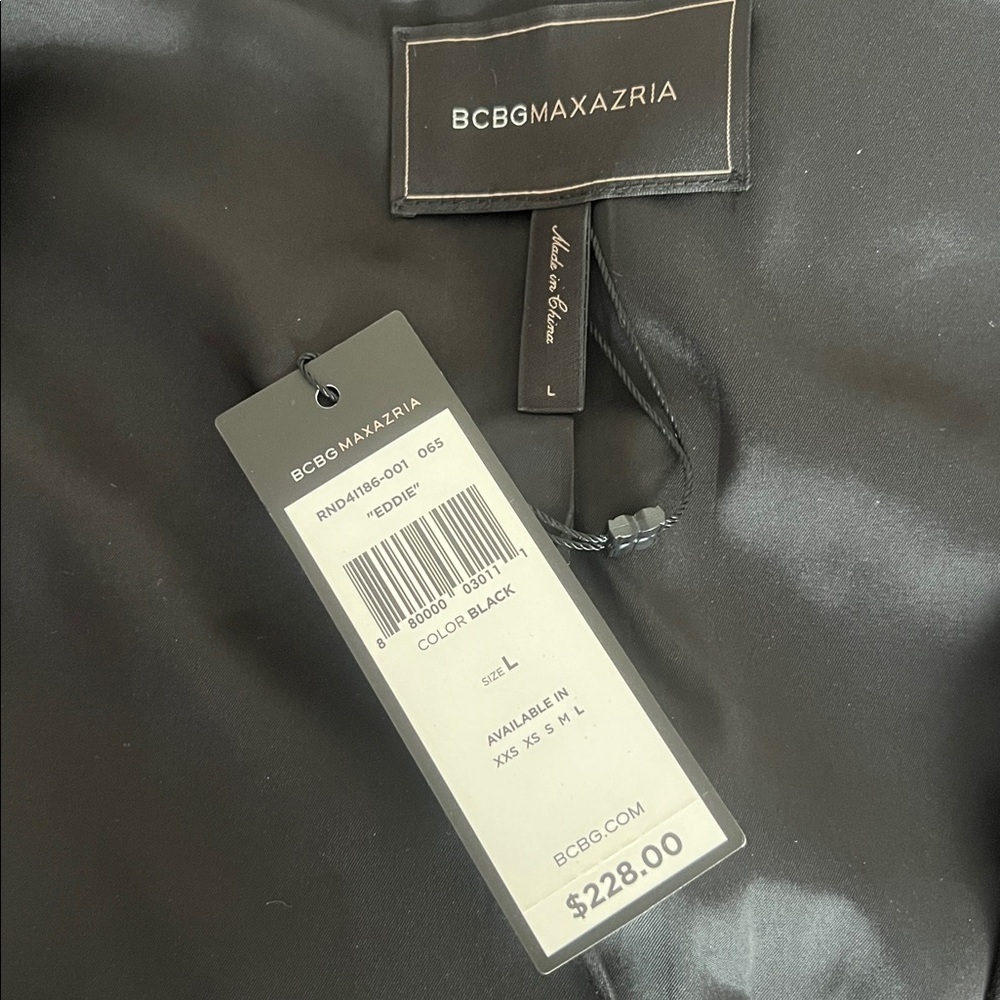 BCBGMaxAzria Eddie Black Vest - Picture 9 of 10